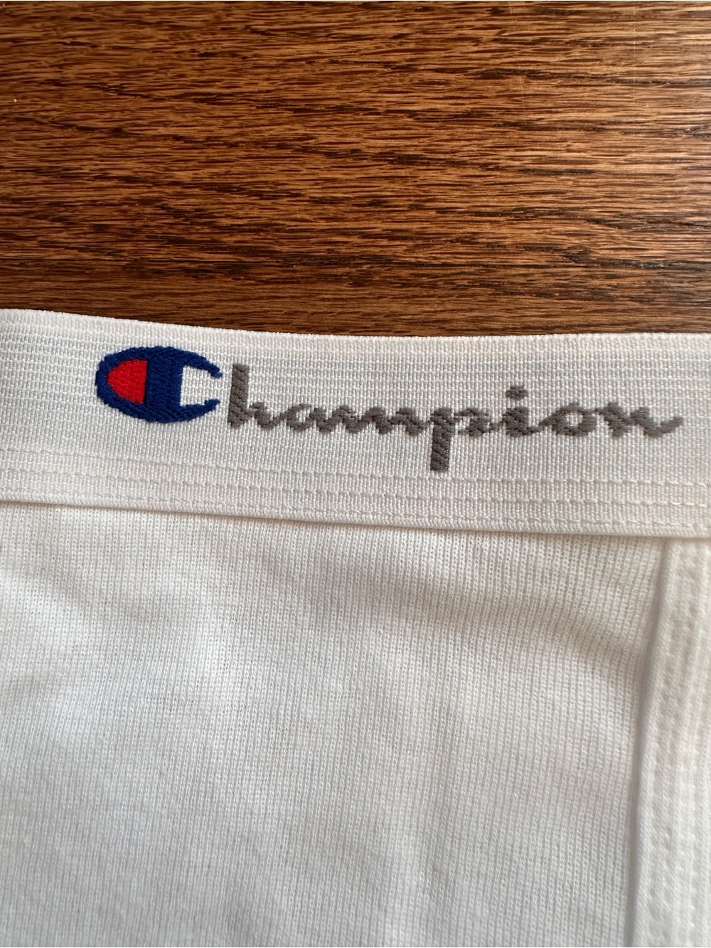 Vtg 1990s Champion Mens White Briefs Sz 36 High Rise Cotton Underwear RN15763 - Picture 4 of 6